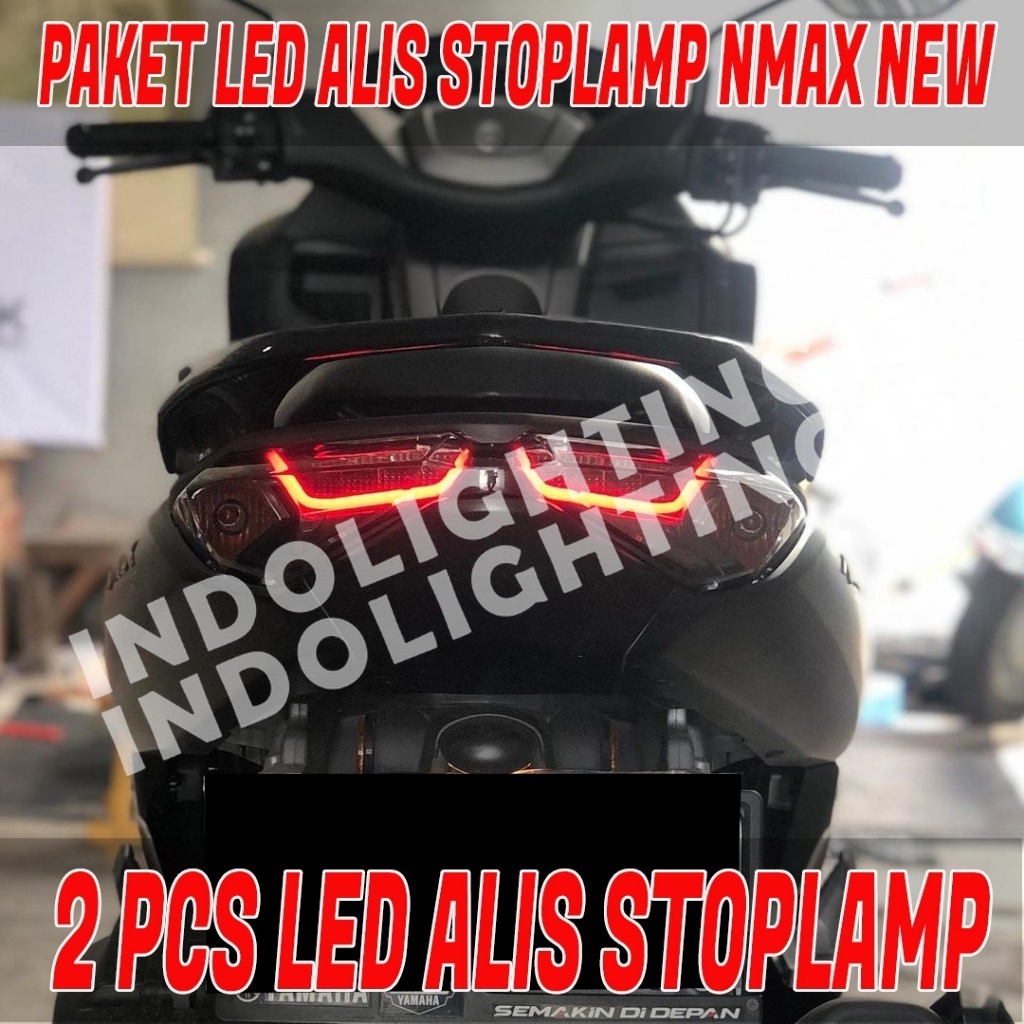 SIAP PAKAI LAMPU ALIS DRL NMAX NON BINTIK SIAP PAKAI LAMPU ALIS DRL LED LAMPU REM NMAX 2020 2021 202