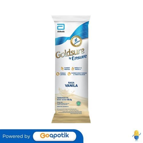 

Goldsure By Ensure Rasa Vanila 60.6 Gram Sachet