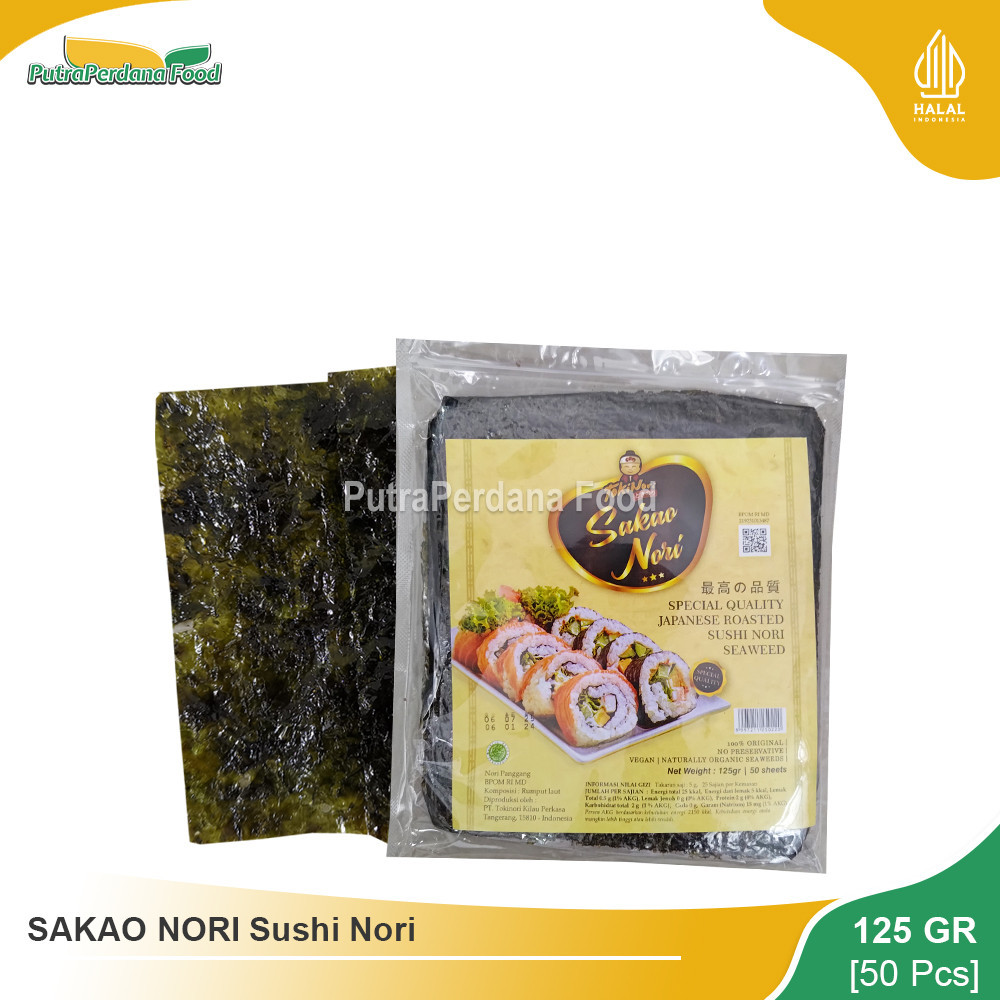 

SAKAO NORI Sushi Nori 50 Lembar (125gr)