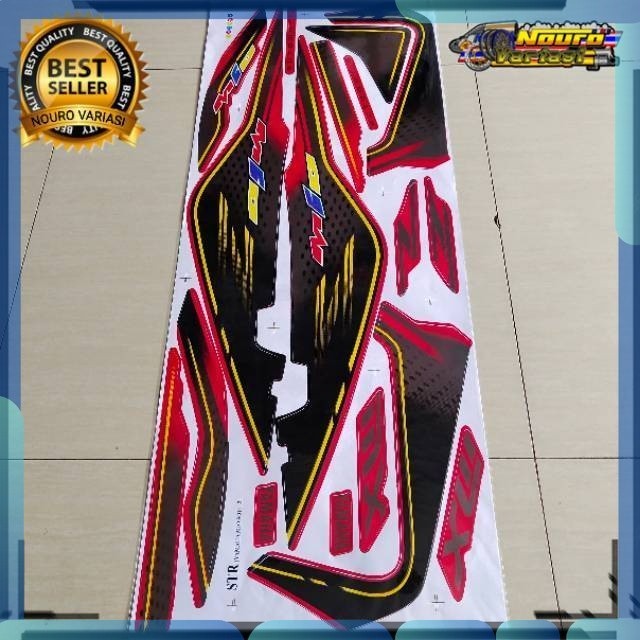 Stiker striping YAMAHA MIO SOUL LAMA THAILAND variasi MIO SOUL LAMA      bagus
