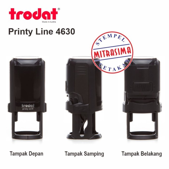 

Stempel Trodat 4630 Model Bulat - Bodinya saja