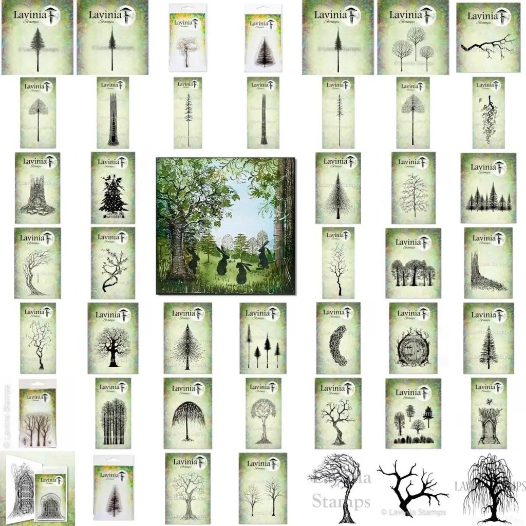 

Tree Collection Clear Stamps for Decorating Scrapbook Diy Paper Greeting Card Album Stamp Make Paper Card Embossing New Arrival