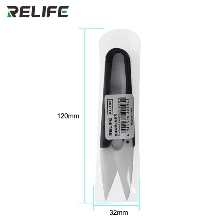 

1Pc U Shape Scissor with Cover Ceramic Insulated Yarn Thread Cutter Cross-stitch Embroidery Shear Trimmer Mini