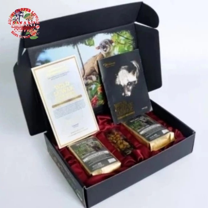 

READY STOCK!!! Kopi Worcas Wild Kopi Mandheling Coffee luxury box 100gr - biji