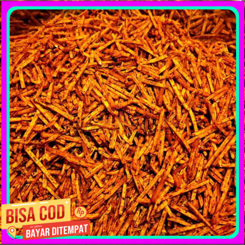 

1 Kg stik talas pedas daun jeruk tasreng pedas