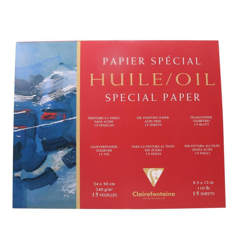 

Gramedia Surabaya - KERTAS / PAPER PAD CLAIREFONTAINE OIL SPECIAL PAPER 24X30 96492C