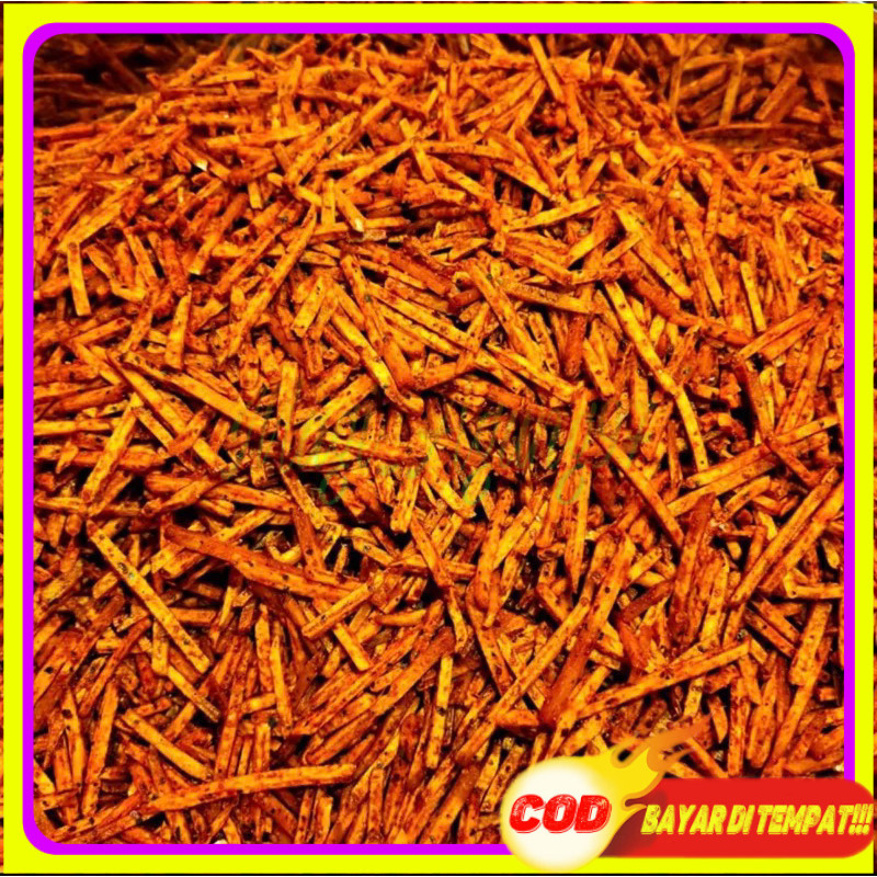 

1 Kg stik talas pedas daun jeruk tasreng pedas