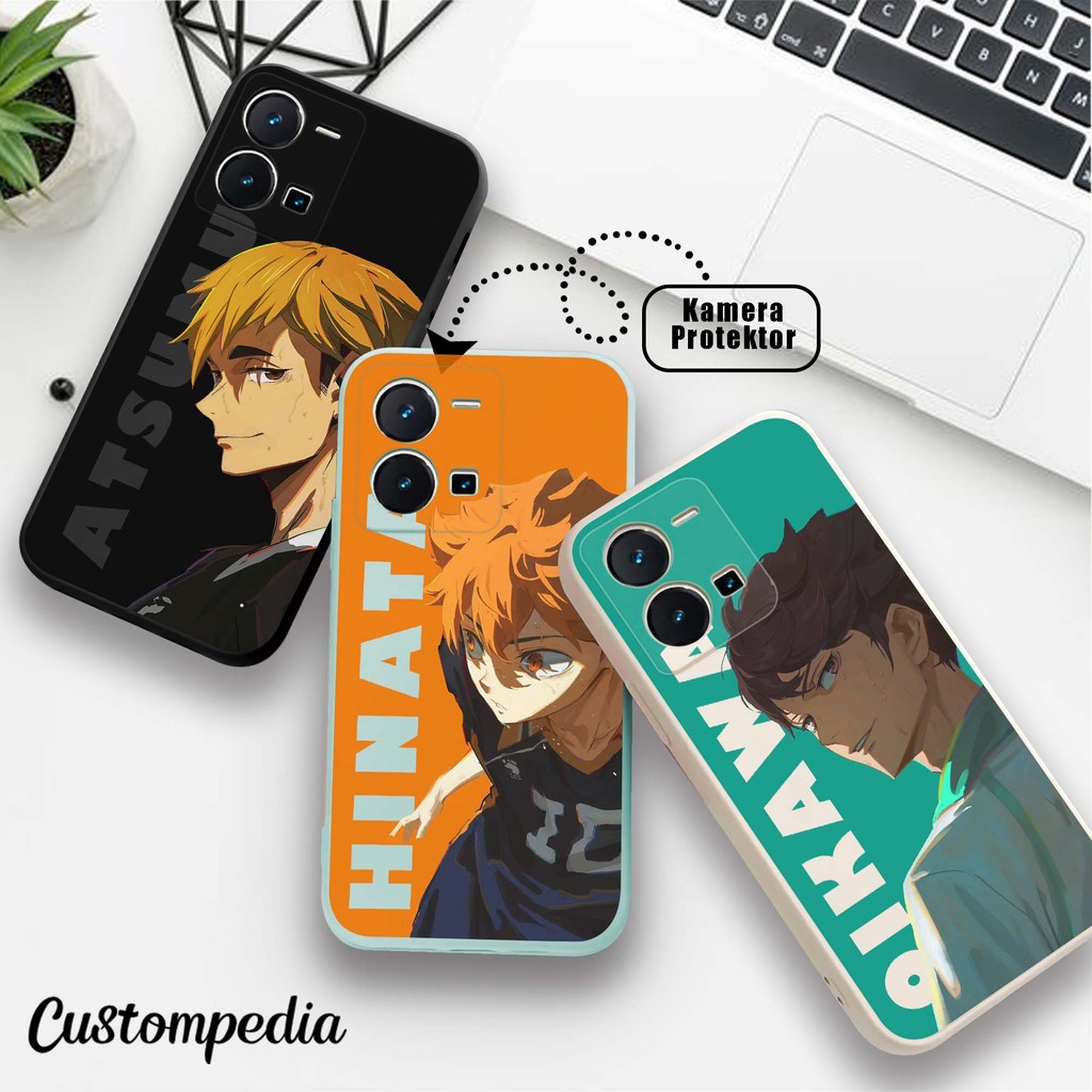 Case Realme C21 C21Y C11 C17 C55 C63 C67 CU583 Haikyu Softcase Premium Pelindung HP Karakter Anime