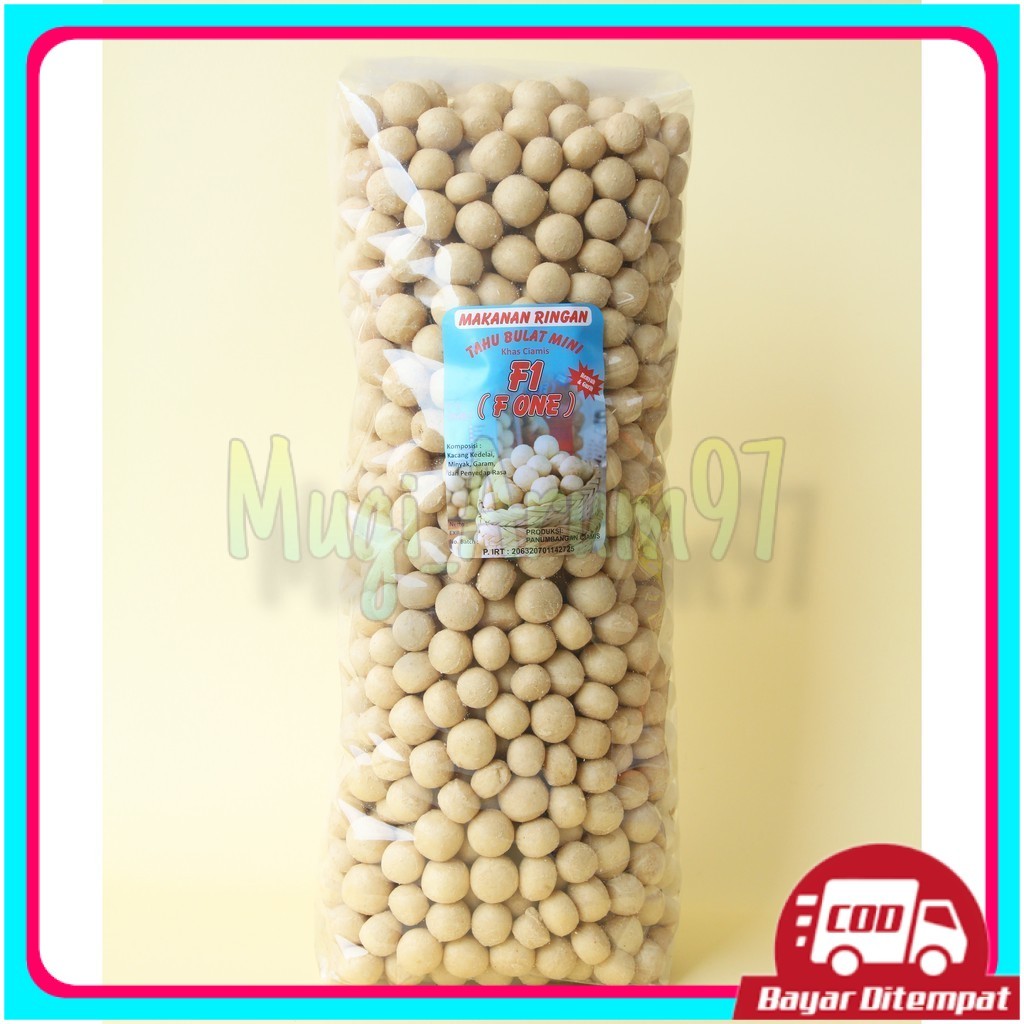 

Tahu Bulat Mini Kering F1 Ayam Bawang 1000gr (1 kg)