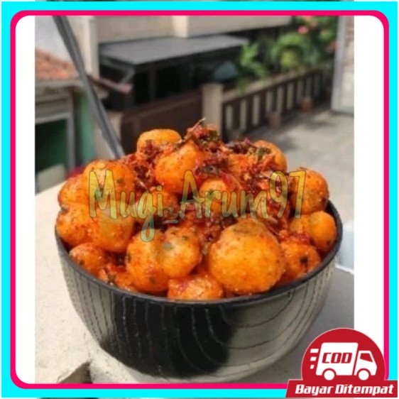 

1kg cimol kering pedas bumbu basah