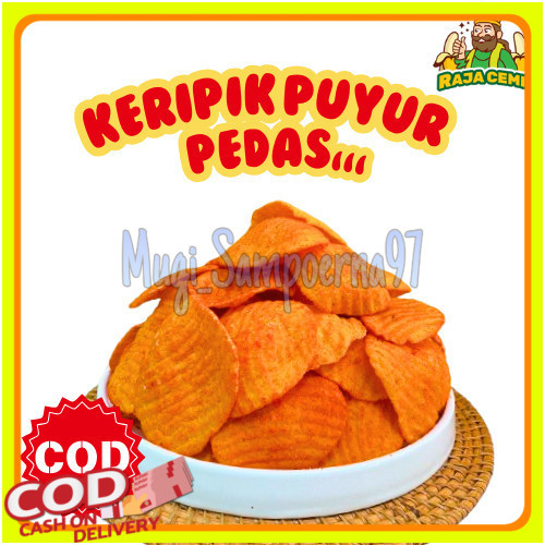 

Keripik Puyur Kerupuk PUYUR Rasa Pedas Gurih Manis 1kg