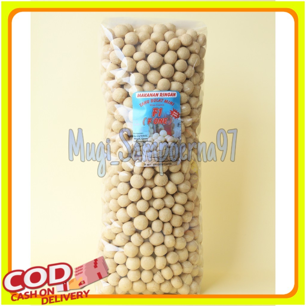 

Tahu Bulat Mini Kering F1 Ayam Bawang 1000gr (1 kg)