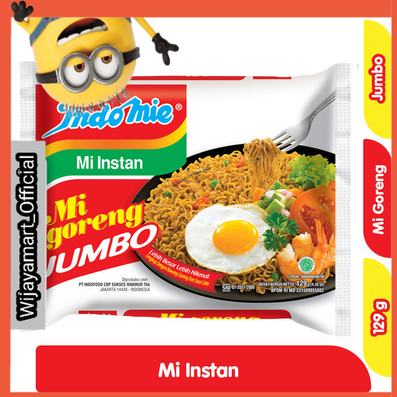 

Indomie Mi Instan Goreng Jumbo 129 g