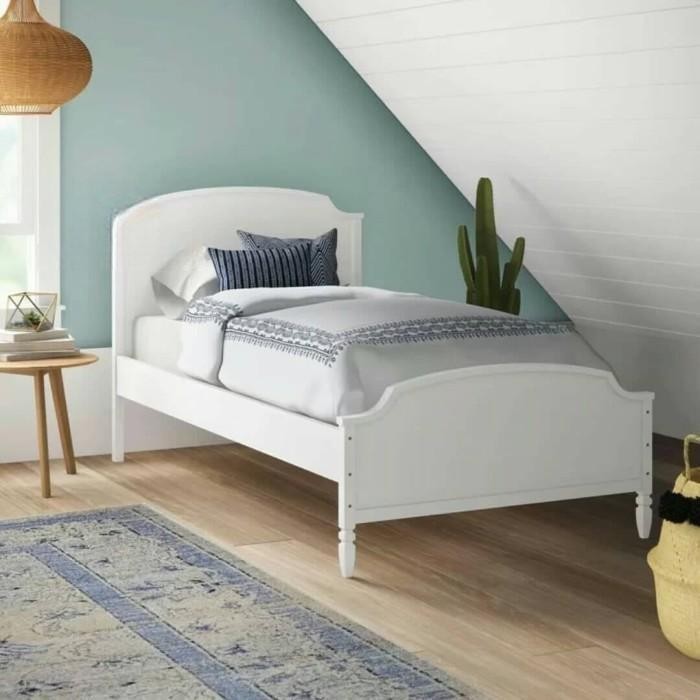 Dipan single bed/Dipan Kayu Mahoni/Dipan Duco Minimalis Jepara | Mebel Jepara