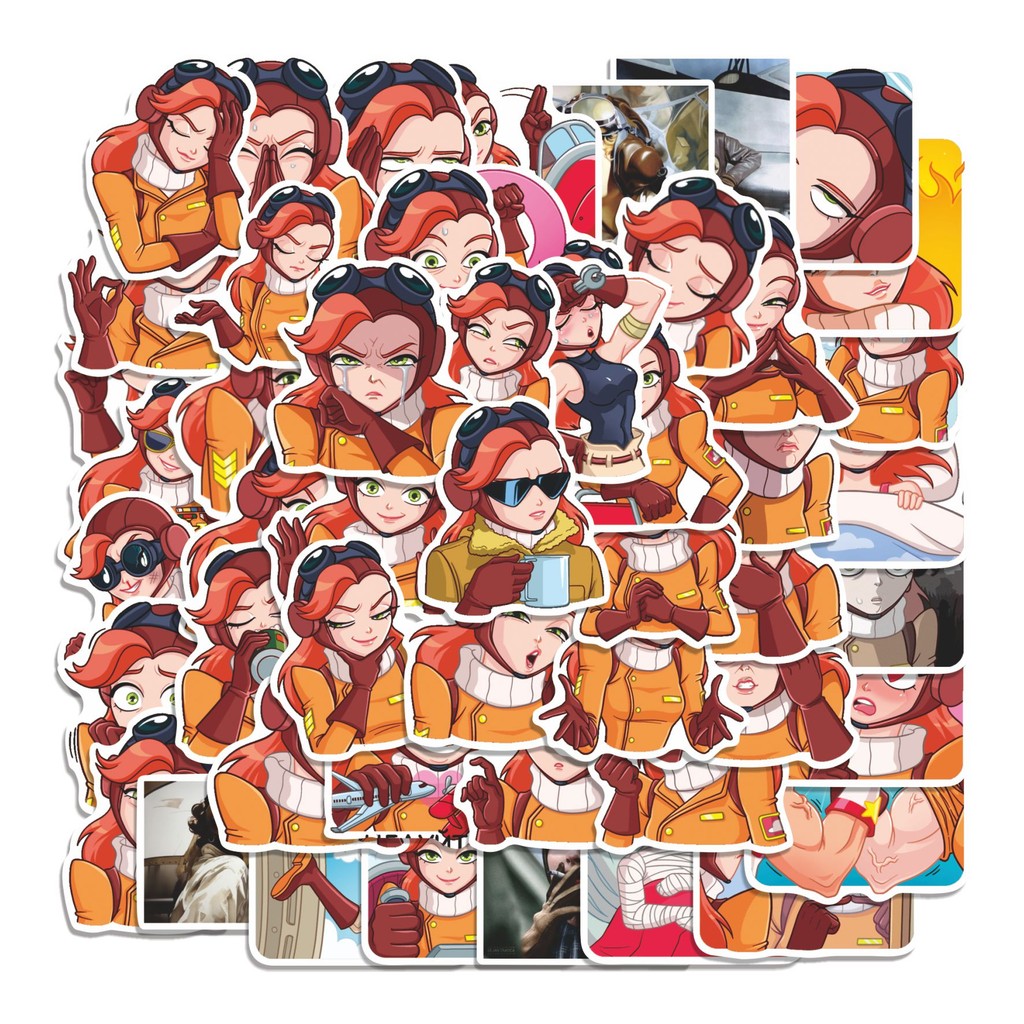 

COD 50 Pcs Stiker Amelie Lucu Anti Air Untuk Dekorasi Notebook Sepeda Skateboard Handphone