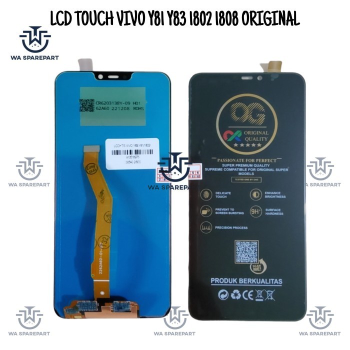 LCD TOUCHSCREEN VIVO Y81 Y83 1802 1808 ORIGINAL - OEM
