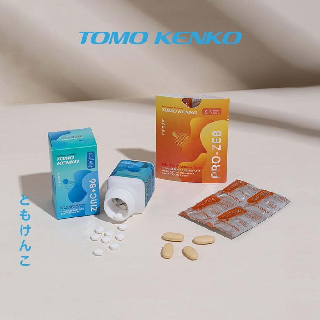 Combo Tomo Kenko Zinc + Vit B6 & Prozeb Sleeve
