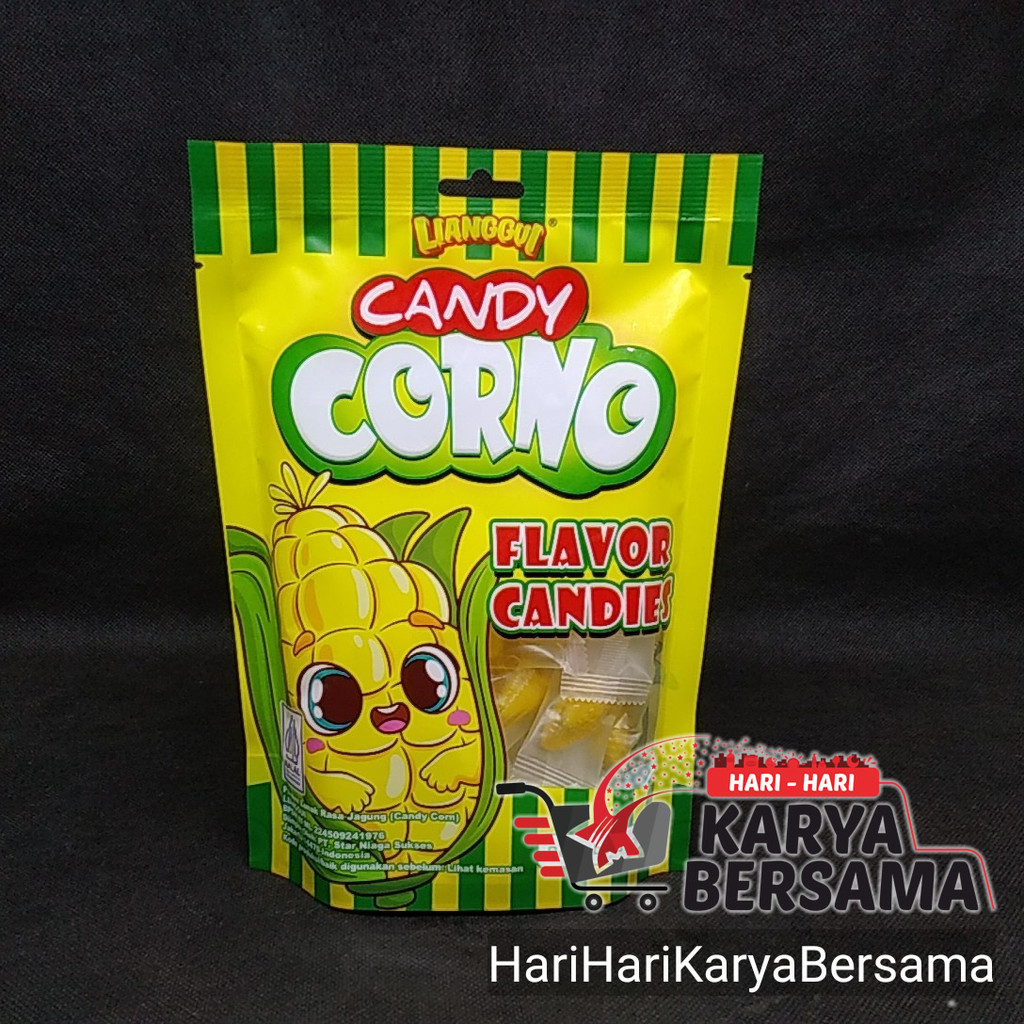 

MAKANAN RINGAN PERMEN LIANGGUI CANDY CORN FLAVOR CANDIES 108GR
