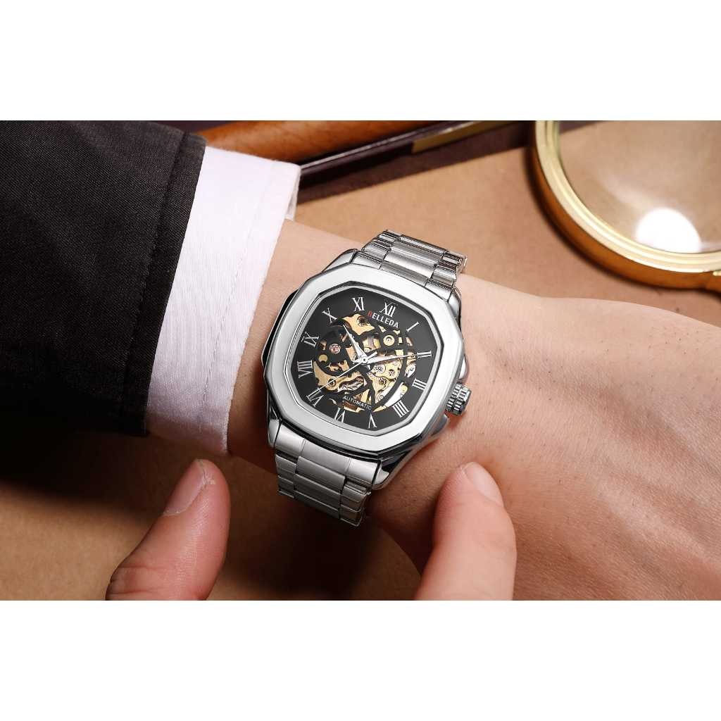 [ Special Live ] BELLEDA 9484 RANTAI Jam Tangan Pria Tahan Air Stainless Steel Watch