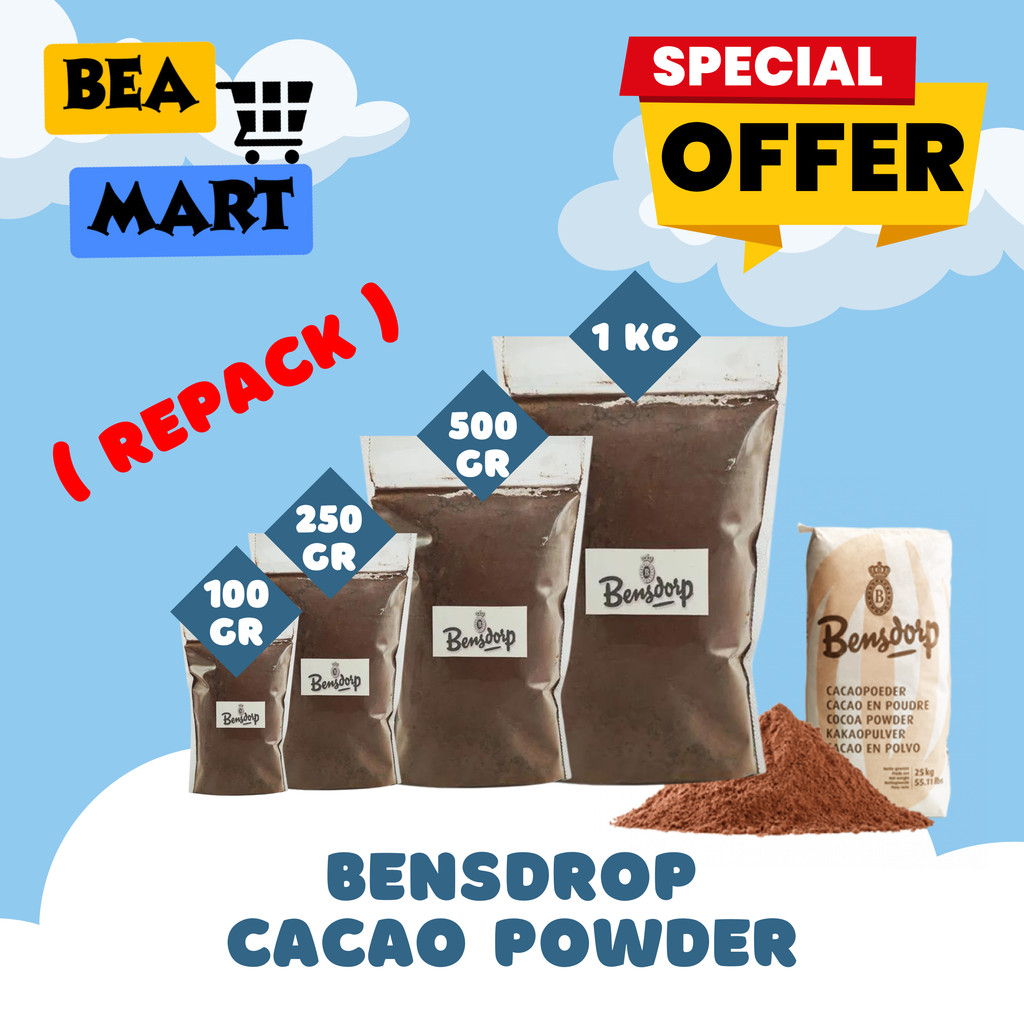 

Cacao Powder Bensdorp 250 500 gr 1 kg | Coklat Bubuk 250gr 500gr 1k