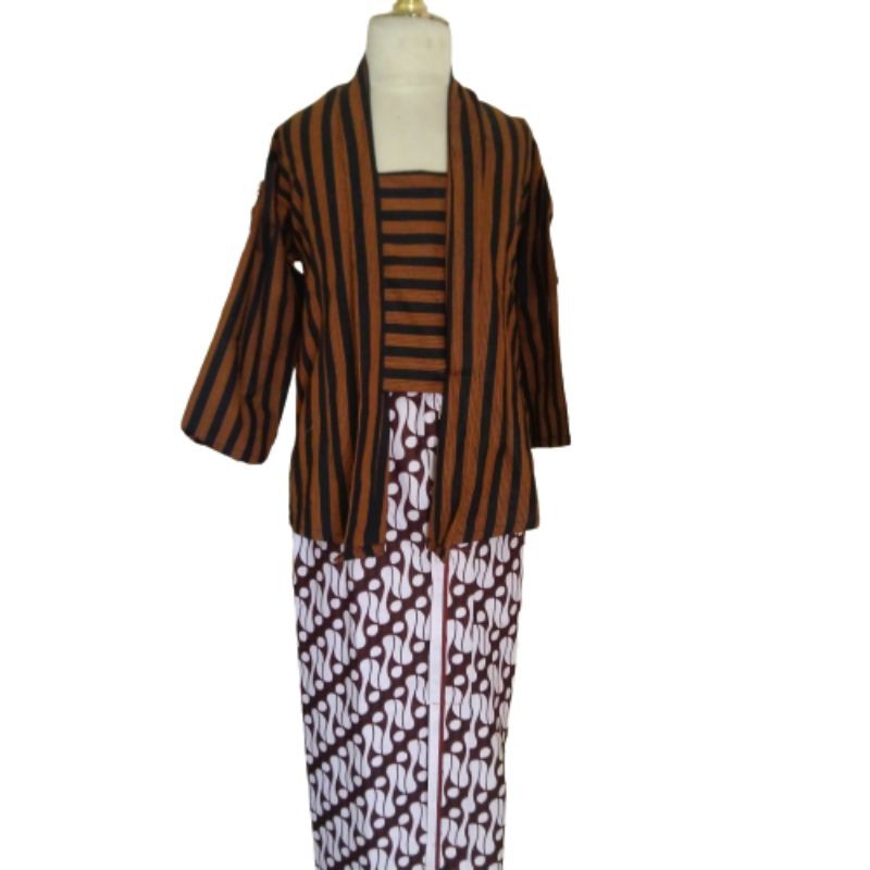 LURIK Baju Kebaya Lurik Anak Perempuan Alusan Grade A Baju Jadul Anak Fashion