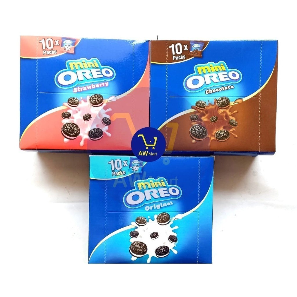 

MINI OREO BOX 204 GRAM ISI 10PCS - VANILLA ORIGINAL