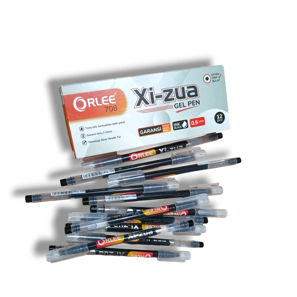 

pulpen xizua orlee 708 gel pen 0.5mm ( 1pack )