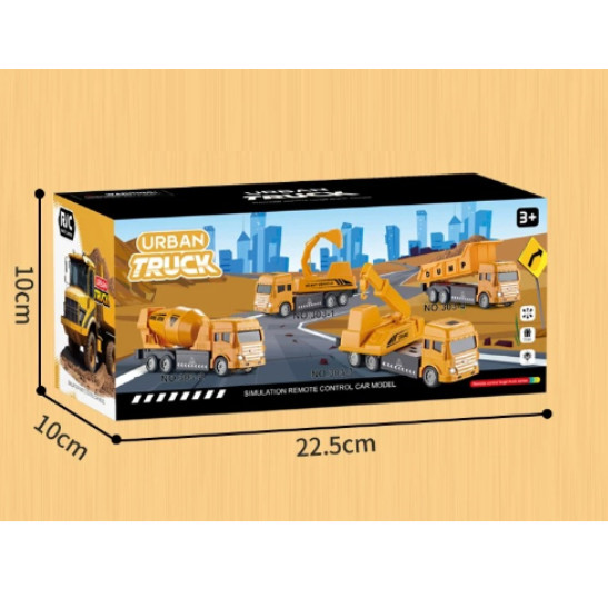 Mainan Anak RC URBAN TRUCK FIRE RESCUE 833-49 Mainan Truck RC Mobil Pemadam Remote Control ND5