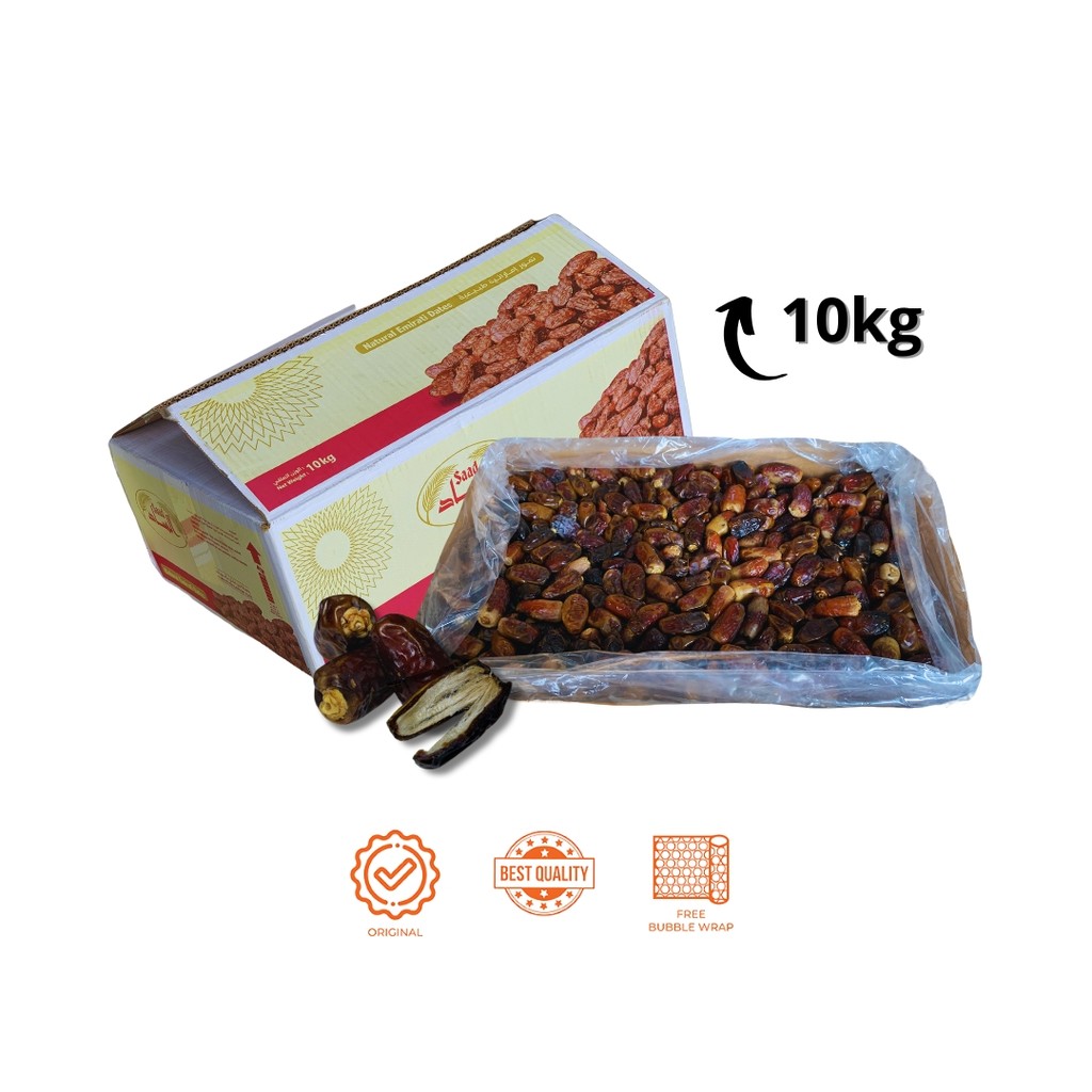 

KURMA NAGHAL AL SA'AD KEMASAN 10KG MURAH