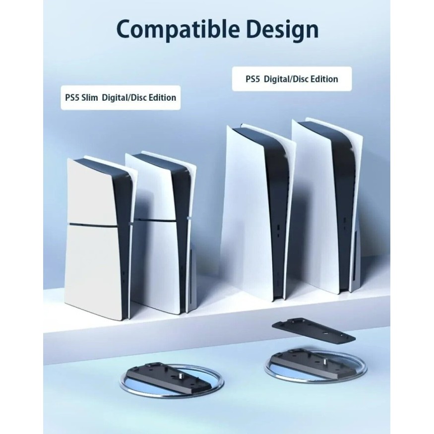 PS5 Slim Disc / Digital Version Vertical Stand - Sony Jepang