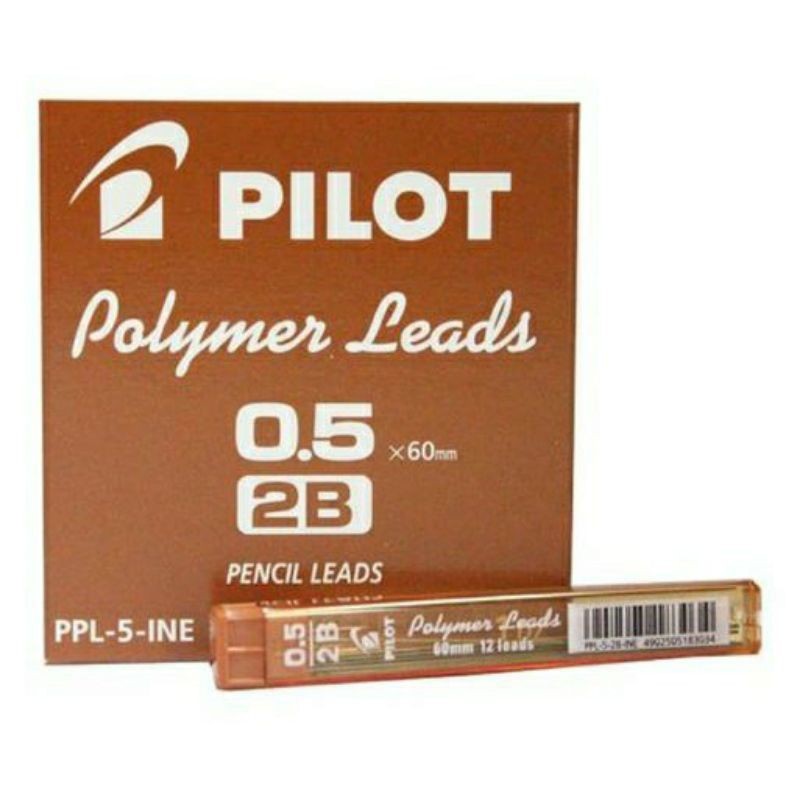 

ISI PENSIL MEKANIK PILOT 0.5 2B/HB PER PAK (12TUBE)