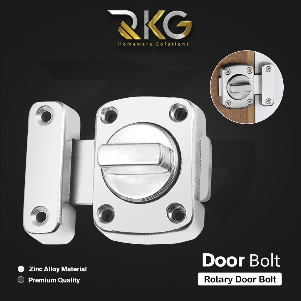 Grendel Pintu Kotak Bolak Balik Besar / Grendel Pintu Putar