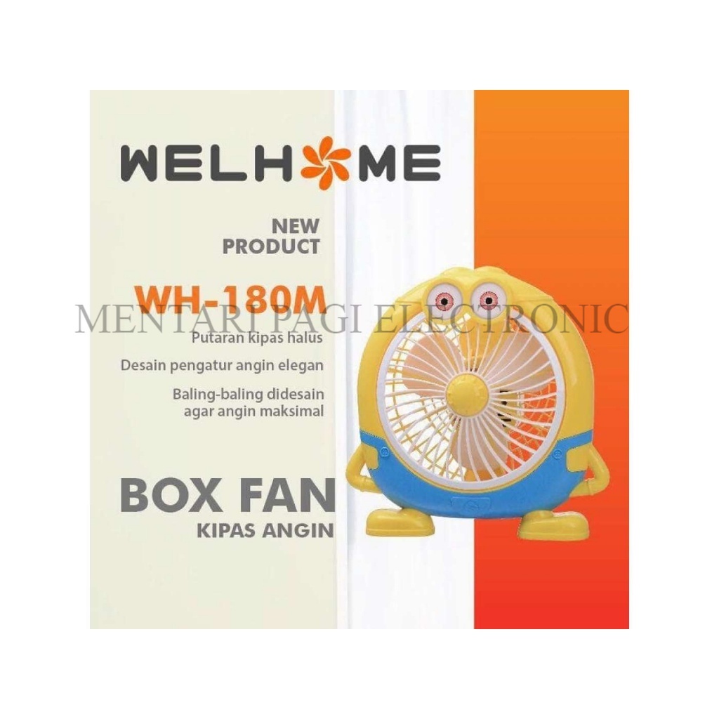 WELHOME KIPAS ANGIN KARAKTER MINION 10 INCH