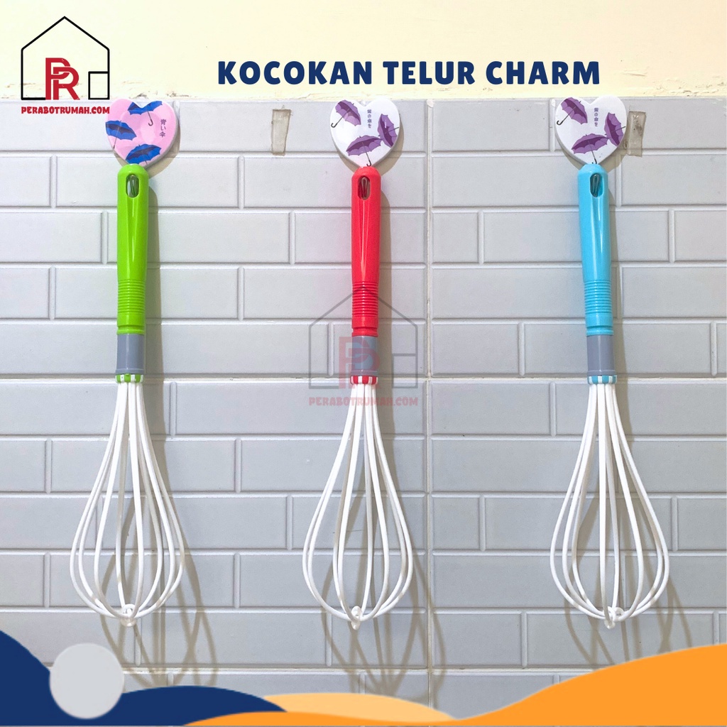 Kocokan Telur Charm / Mixer Telur Plastik / Pengocok Telur Manual