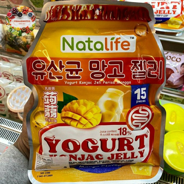 

Natalife Yogurt Konjac Jelly Agar Mango | Jelly Agar Rasa Mangga 200 g