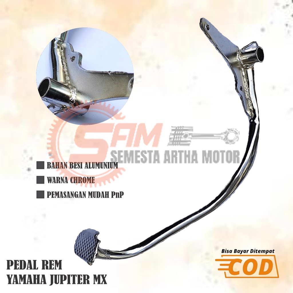 Pedal Rem Yamaha Jupiter MX Besi Tuas Injakan Kaki Belakang Motor