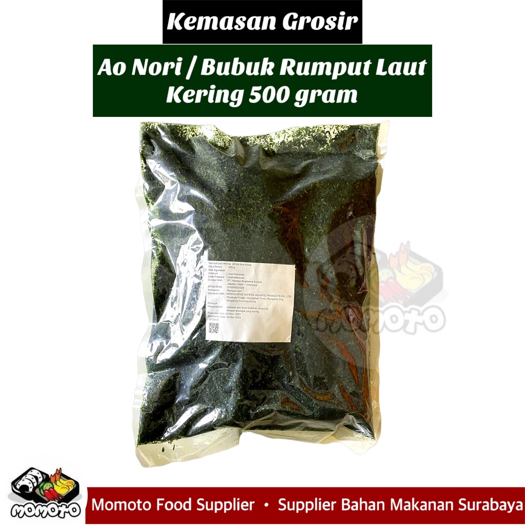 

Yamagataya Aonori 500gr / Aonori / Nori / Seaweed Flakes / Rumput Laut Import takoyaki