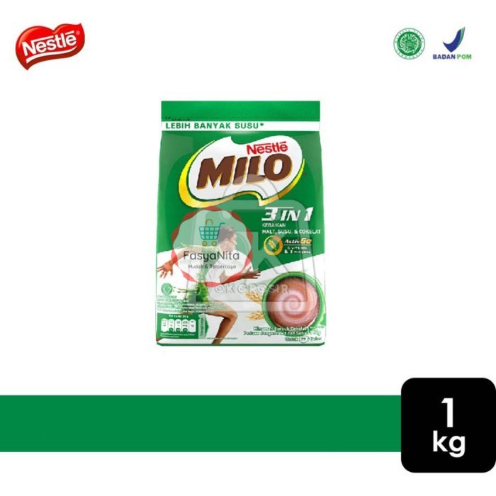 

Susu Milo 3in1 Active Go (1kg) - FasyAnita Mart Denpasar