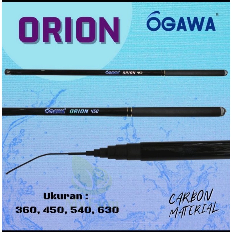 Joran Tegek Ruas Panjang Ogawa Orion 360 540 Material Carbon Action Medium Hard Atau Tangkai Tongkat Pancing Tegeg Ringan Bahan Karbon Sedikit Kaku Super Kuat Murah Serta Berkualitas