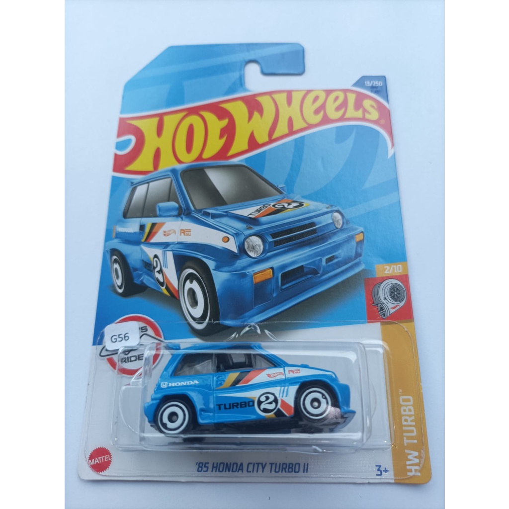 Hot Wheels - 85 Honda City Turbo II Blue HW Turbo