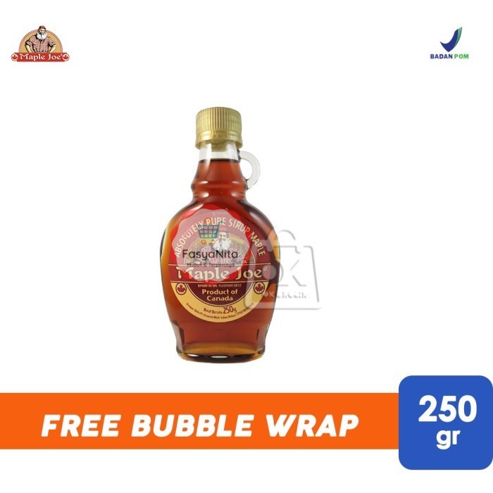 

Sirup Maple Joe/Absolutely Pure Syrup Canada Grade A (Botol Kaca 250g) - FasyAnita Mart Denpasar