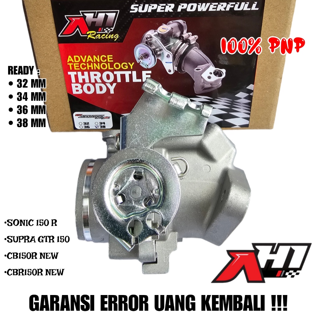 TUAS GAS TB THROTTLE BODY RC AH1 RACING NEW CB150 R LED SONIC 150 R NEW CBR 150 R FACELIFT SUPRA GTR
