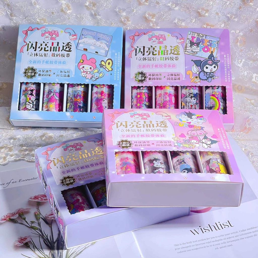 

STICKER ROLL SANRIO GLITER STIKER SANRIO ISOLATIP SANRIO ROLL