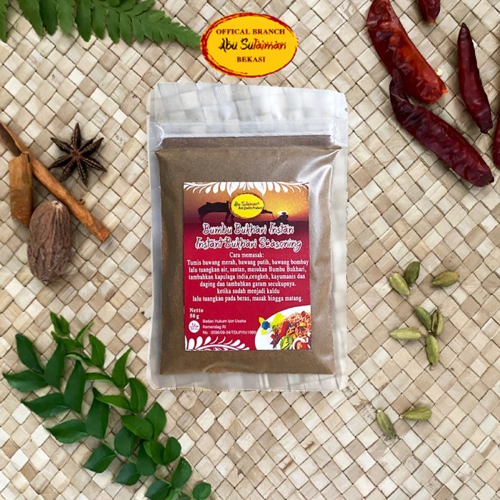 

Bumbu Nasi Bukhari Instan/Instant Bukhari Seasoning Abu Sulaiman 1 kg