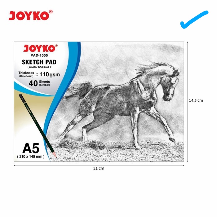 

buku sketsa A5 sketch book 110gsm -