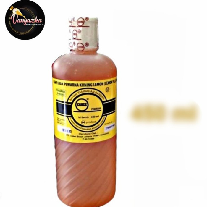 

Promo Termurah [ Best Seller ] Pewarna Makanan Halal Cross Lemon Yellow/Kuning Lemon 450ml