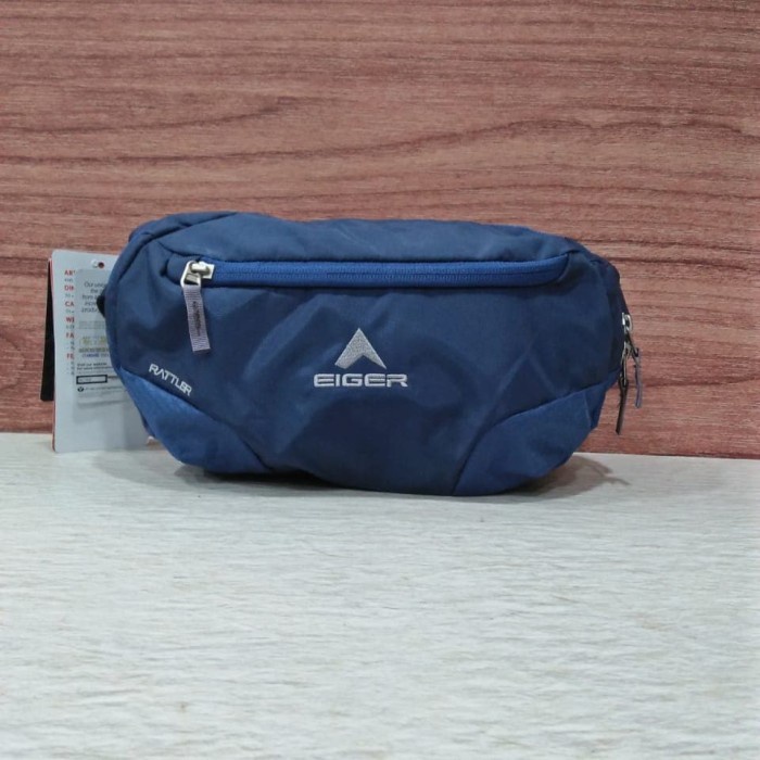 TAS WAIST BAG EIGER RATTLER BLUE - TAS PINGGANG EIGER