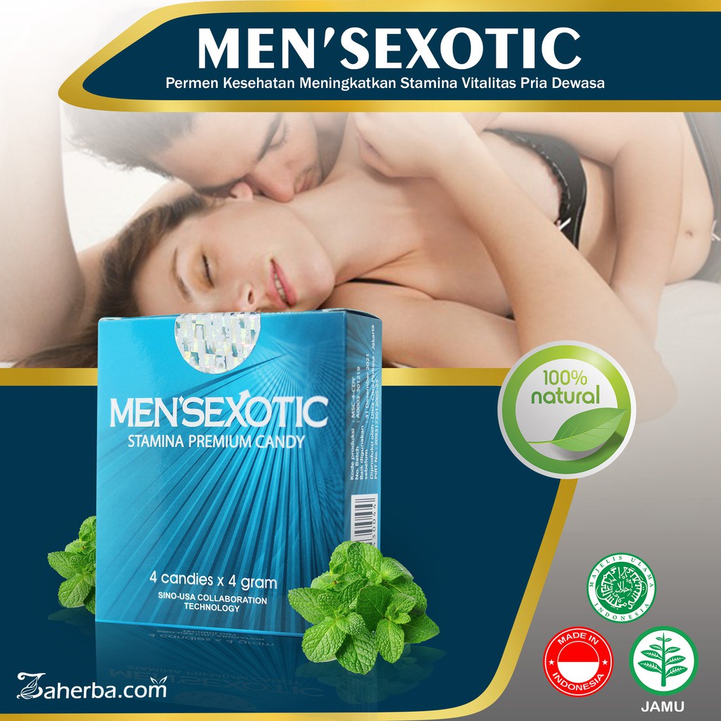 MENSEXOTIC CANDY ORIGINAL ISI 4 PCS / 25 PCS - MEN SEXOTIC PERMEN STAMINA MENXOTIC MENSOTIC MENSEXOT