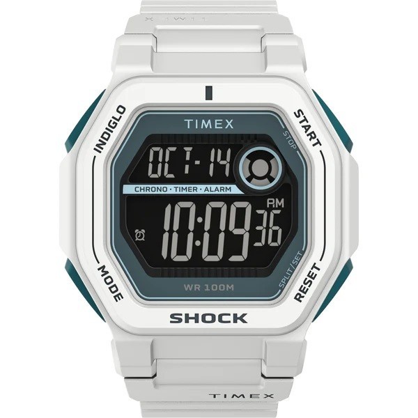 Original 100% TIMEX TW2V63600 TREND COMMAND Jam Tangan Pria  White Garansi Resmi 1 Tahun