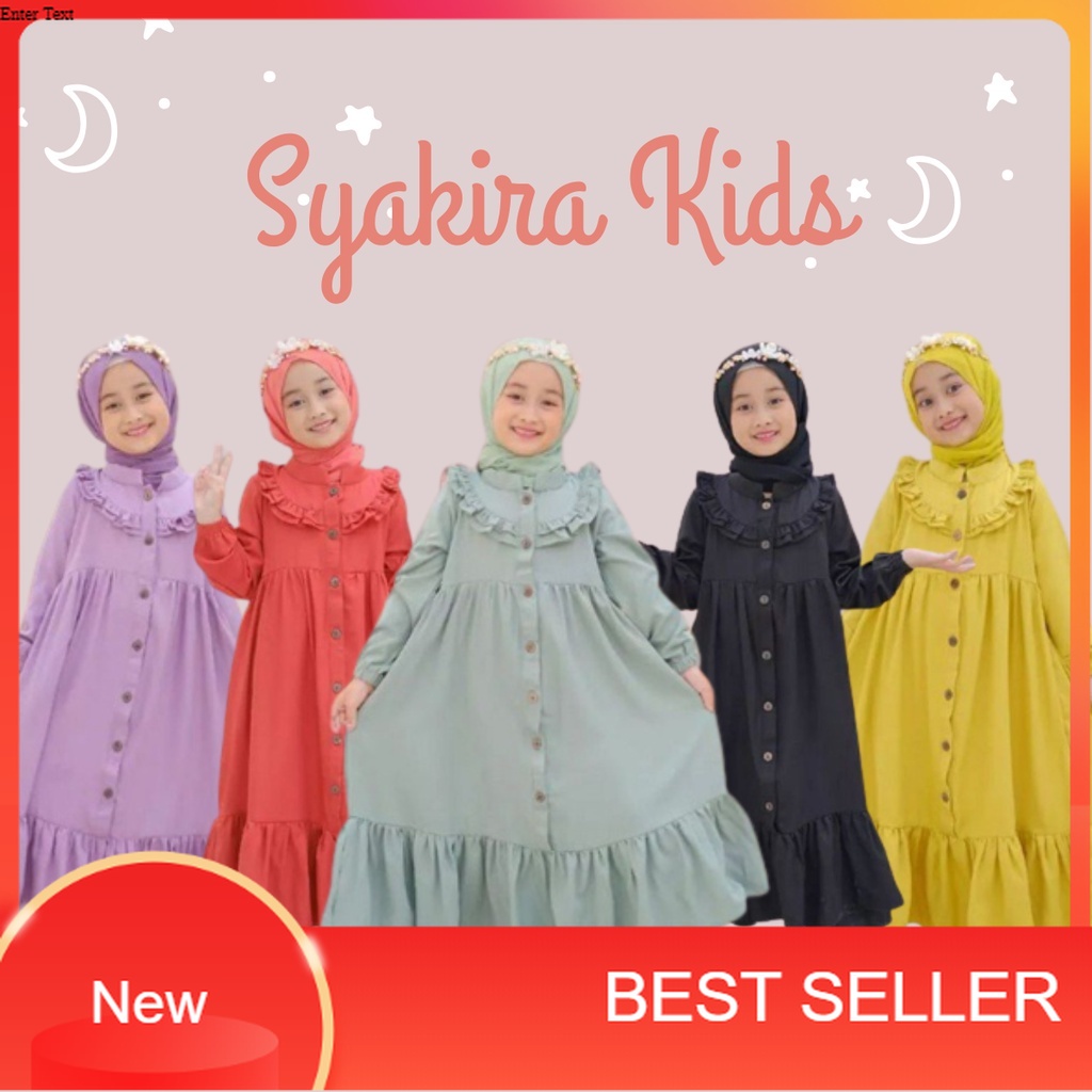 PROMO Gamis Anak Perempuan / Gamis Terbaru 2022 / Baju Gamis Anak Perempuan / Baju Muslim Anak Perem